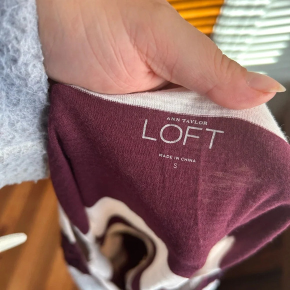 LOFT STRIPED SEQUIN TANK - Picture 3 of 4